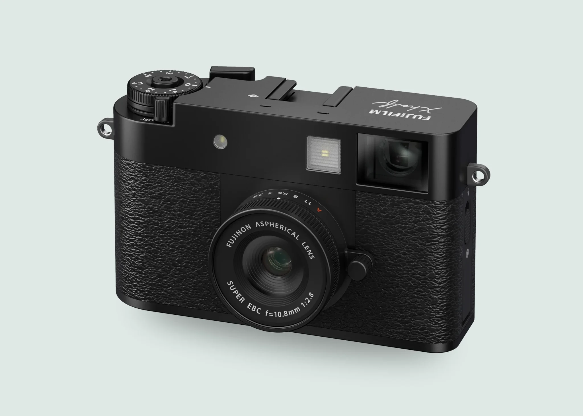 The admittedly cute Fuji X Half, a small digital camera with retro stylings